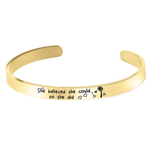 Cadeaux de remise de diplôme Hstyle pour elle et lui 2024 Bracelets de remise de diplôme inspirants Classe de diplômés 2024 Cadeaux pour le lycée et l'université - Product Image 5