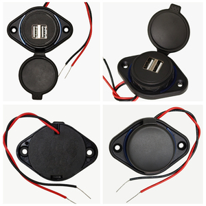 <strong>12V</strong> 24V Usb Port Car Charger Outlet <strong>Socket</strong> Dual 3.1A Coach Bus Seat Usb Charging Port Panel Mount <strong>12V</strong> <strong>Socket</strong> Usb Car Charger - Product Image 2