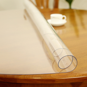 Protector De Mesa De Comedor Transparente De 1.5 Mm De Grosor, Rectangular, Antideslizante, Plástico Para Mesa De Cocina, Vinilo, De Grano De Leoewo