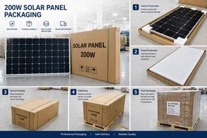 Panel Solar Monocristalino de Vidrio Flagsun de 200W con 18.61% de Eficiencia para Uso Doméstico y Comercial - Product Image 5