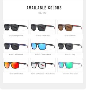 2025 KDEAM New Custom Logo Polarisierte Sonnenbrillen Herren Hot Selling Fashion Luxus Sonnenbrillen Marke Großhandel Black Mirror Blu Ray - Product Image 2