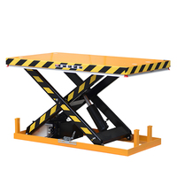 Tables élévatrices électriques à plateforme à ciseaux de haute qualité, capacité 1t, hauteur 1m, avec vérin hydraulique