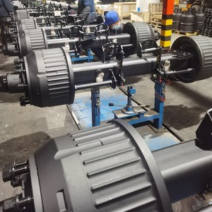 12T 14T 16T 20T Nhiệm Vụ Nặng Nề Châu Âu Xe Tải <span class=keywords><strong>Trailer</strong></span> Các Bộ Phận Hệ Thống Treo Trục <span class=keywords><strong>Trailer</strong></span> Trục - Product Image 3