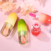 BAOLISHI magique longue durée miroir d'huile pour les lèvres 3 couleurs maquillage Transparent brillant changement de couleur huile pour les lèvres liquide minéral cosmétiques