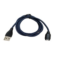 Cable USB Metálico Retráctil de 1m, Carga Rápida 3A, Duradero y Portátil, para Relojes Inteligentes Garmin Fenix, Accesorios