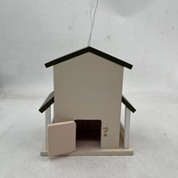 Kit de nichoir à oiseaux en bois FSC, nichoir à oiseaux en contreplaqué à assembler soi-même, à peindre, petite maison en bois pour jouets