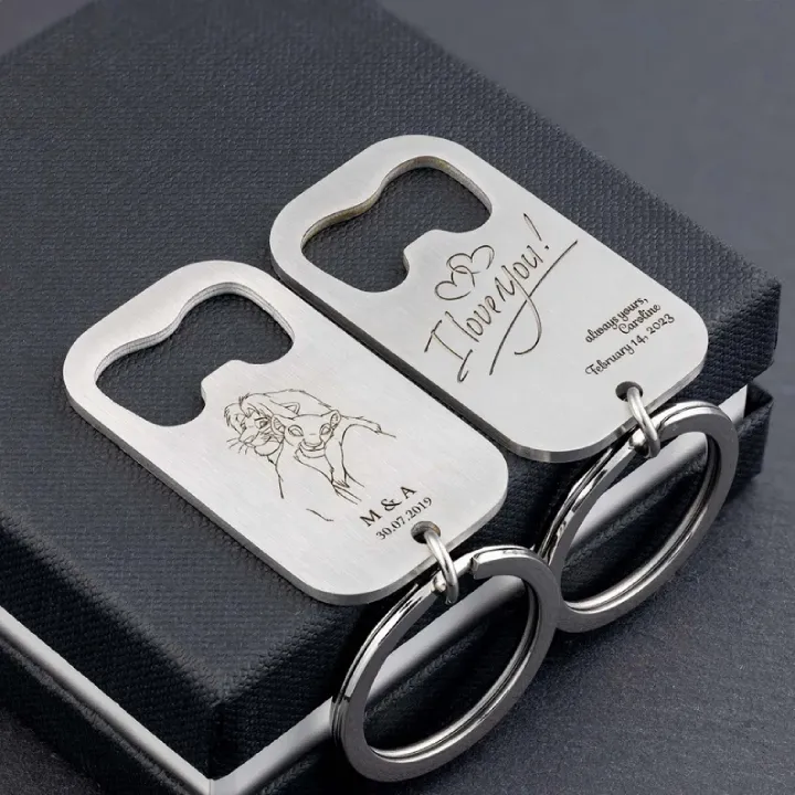 Hot Style Promotional metal 2d enamel Custom Bottle Opener multipurpose keychain With Logo