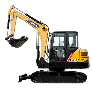 Miniexcavadora China SY55/SY55C de 5t, Usada, de Segunda Mano, con Motor Isuzu y Bomba Sany - Product Image 1