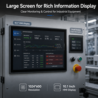 Pantalla Táctil LCD TFT Industrial IPS de 10.1 Pulgadas con Retroiluminación LED, Resolución 1024x600, Interfaz USB LVDS, Táctil Capacitiva para HMI