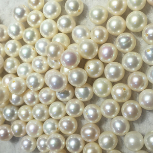 Perle d'Acqua Dolce Naturali di Alta Qualità, Bianche e Colorate, 3-10mm, Senza Foro, Perle Tonde Sciolte per Creazione di Gioielli - Product Image 3
