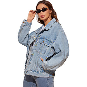 Veste en Jean ample pour femme, vente en gros, Style oversize, mode femme printemps été - Product Image 6