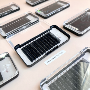 High Quality Matte Black Lash <strong>Extension</strong> Trays Soft Full Fluffy <strong>Eyelash</strong> <strong>Extensions</strong> Easy to Work with - Product Image 2