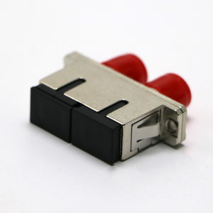 Adaptador de Fibra Óptica SC - FC Dulpex de 2 Núcleos, Hembra a Hembra, con Brida, Precio de Fábrica - Product Image 2