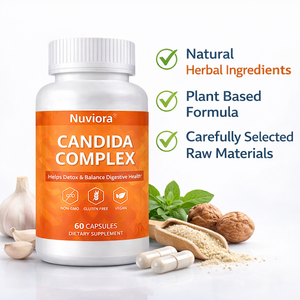 OEM Candida Cleanse Complex, complément alimentaire naturel pour la détoxification digestive, équilibre intestinal, formule anti-candida, végétalien, sans gluten, étiquette privée - Product Image 5