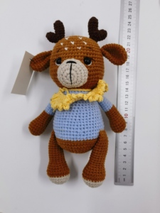 Wool Crochet Doll Finished Crochet Ball Finished Knitted Doll <strong>Snoopy</strong> Pendant Decoration - Product Image 5