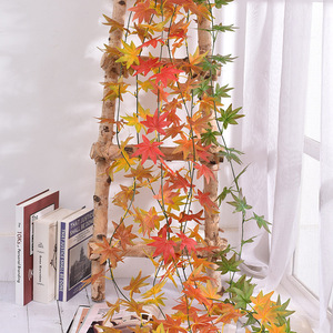 Branches et lianes d'érable artificielles de 86 cm de long, feuilles en plastique pour décorations de maison et de mariage - Product Image 1