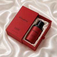 Flacon de parfum luxueux noir avec pulvérisateur 30 50 100ML, flacon de parfum cylindrique en verre avec boîte diffuseur et emballage sac
