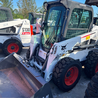 Professioneller Kompaktlader mit hoher Kippkapazität Bobcat S550 Gebrauchter Kompaktbagger für gewerbliche Erdarbeiten