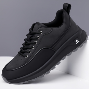 Zapatillas Deportivas de Plataforma con Cordones de Cuero <span class=keywords><strong>para</strong></span> Mujer, Ligeras, con Brillo Metálico, Estilo Casual <span class=keywords><strong>para</strong></span> Caminar - Product Image 3