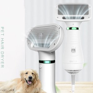 Regolabile in silenzio 2 in1 portatile silenzioso in piedi per animali domestici soffiatore toelettatura cane rimozione peli spazzola pettine per cani di piccola taglia - Product Image 4