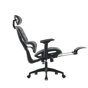 Hiện đại điều hành Chiều cao có thể điều chỉnh tay vịn gỗ hỗ trợ tựa đầu lưới văn phòng ngả ghế với thiết kế tiện dụng - Product Image 3