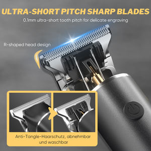 Vente en gros Tondeuse à cheveux et tondeuses sans fil Machine <span class=keywords><strong>de</strong></span> découpe <span class=keywords><strong>de</strong></span> cheveux professionnelle pour barbier pour tête Marque privée Tondeuse à cheveux - Product Image 5