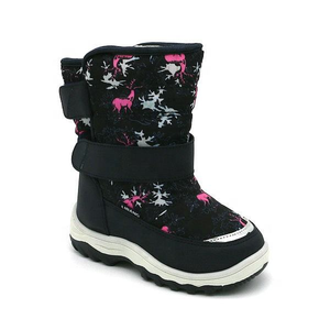 Bottes de neige décontractées de haute qualité, tendance, chaussures chaudes en coton, style rétro 2025, nouvelles bottes de neige noires chaudes en peluche - Product Image 1