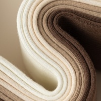 Chaussettes hautes côtelées personnalisées pour femmes, couleur unie, en coton, style décontracté et preppy, vente en gros