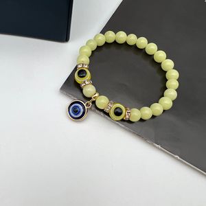 Bracelet turc à l'œil porte-bonheur, perles en cristal et strass, bijoux unisexes, cadeau - Product Image 4