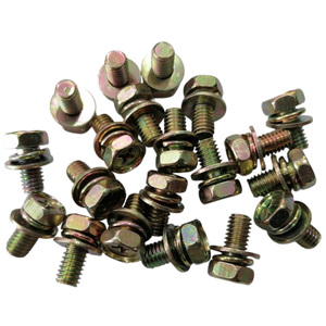 Hex Head Cross Combination Machine <b>Screws</b> Metric Carbon Steel Class 8.8 Zinc Plated Standard Thread Fasteners - Product Image 6