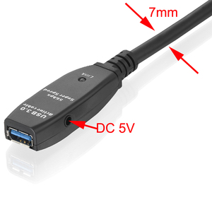 Bochara Actieve Repeater Usb 3.0 Verlengkabel Ingebouwde Ic Chipset Mannelijk Naar Vrouwelijk Folie + Gevlochten Afgeschermd 5M 10M 15M 20M 30M - Product Image 5