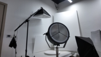 Mini projecteur rétro IP65 450W RGBALC 6-en-1 avec Aura et anneau LED pour événements scéniques
