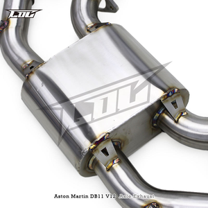 ท่อไอเสีย Boska Custom Straight Pipes สำหรับ Aston Martin DB11 V12 5.2L ปี <span class=keywords><strong>2016</strong></span>-2019 รถซูเปอร์สปอร์ต ระบบเก็บเสียง ทำจากสแตนเลส - Product Image 4