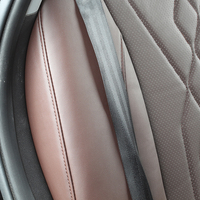 Housses de siège de voiture universelles de luxe GANE Premium marron, respirantes, imperméables, durables, en cuir, ensemble complet toutes saisons pour Chery Tiggo 7