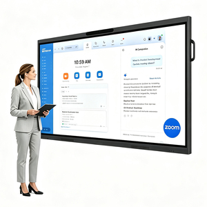 Tableau blanc interactif 4K de 55/65/75/86/100 pouces, tableau numérique intelligent à 20 points de contact, Zoom, <span class=keywords><strong>Microsoft</strong></span> <span class=keywords><strong>Teams</strong></span>, réunion à distance - Product Image 1