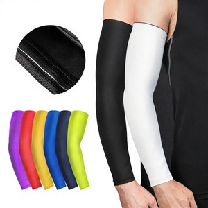 Manga de compresión de spandex para baloncesto, soporte de brazo, entrenamiento deportivo, coderas de compresión para ciclismo, actividades al aire libre - Product Image 3