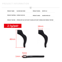 Haute qualité en gros Silicone anti-dérapant porte-lunettes confortable nouveau Design lunettes accessoires pour pièces de lunettes