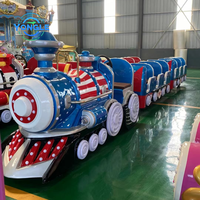Train sans rails électrique moderne pour parc d'attractions, produit fabriqué en Chine, en vente