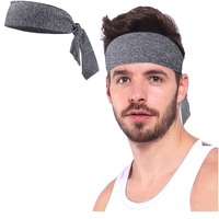 Bandeau de sport respirant pour la course à pied, bandeau anti-transpiration pour l'entraînement, bandeau extensible pour la tête