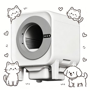 Hot Sale Smart <b>Cat</b> Litter <b>Box</b> Litière Automatique 65L Large ABS Plastic Fully Enclosed Self Cleaning Odor Proof Low Noise - Product Image 1