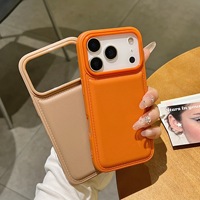 Coque de téléphone transparente gaufrée style Ins, couleur unie peinte, pour iPhone 17 16 15 14 13 12 11 Pro Max XR 7G 17E
