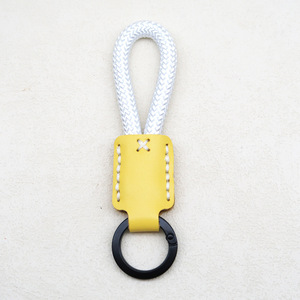 Handmade PU Leather Woven Rope <b>Car</b> Keychain Custom Printed Logo Key Ring Luxury Key Chain Bag <b>Hanging</b> Pendant <b>Accessories</b> Gift - Product Image 5