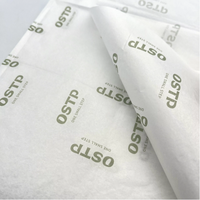 Papier de soie vert de luxe personnalisé avec logo, emballage cadeau de Noël, imprimé rose et noir, cartons recyclables de qualité supérieure pour vêtements