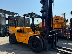 <b>Used</b> Vigoshop TCM FD160 16 Ton Forklift with Diesel Engine Solid Tires Two/Three Stage Mast Good Condition High Quality for Sale - Product Image 5