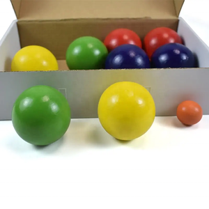 Giocattoli da giardino <span class=keywords><strong>gioco</strong></span> 8 pz Bocce <span class=keywords><strong>gioco</strong></span> Bocce in legno <span class=keywords><strong>Boccia</strong></span> Set - Product Image 4