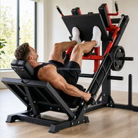Zoshine Machine combinée presse à jambes latérale et hack squat, équipement de fitness pour la maison, station d'entraînement de force pour le bas du corps