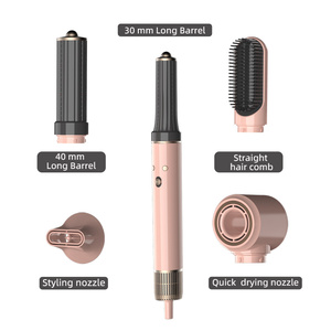 Bán Buôn Chuyên Nghiệp 1300W 6-Trong-1 Máy Sấy Tóc Ionic Tính Năng AC Động Cơ Tự Động Bọc Một Bước Airbrush Nóng Lạnh Không Khí Nguồn RV Khách Sạn - Product Image 3