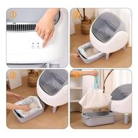 Bac à litière automatique pour chat, toilette électrique autonettoyante pour chat, bac à litière intelligent à grande ouverture avec contrôle par application