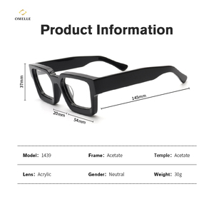 Occhiali <span class=keywords><strong>con</strong></span> Montatura Rettangolare in Acetato <span class=keywords><strong>con</strong></span> <span class=keywords><strong>Filtro</strong></span> <span class=keywords><strong>Luce</strong></span> <span class=keywords><strong>Blu</strong></span>, <span class=keywords><strong>Lenti</strong></span> Demo Leggere e Trasparenti, Rivestimento UV400, Regalo per Giocatori - Product Image 6