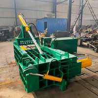 Presse à balles hydraulique industrielle haute performance pour métaux ferreux, type couvercle, compacteur de déchets métalliques robuste